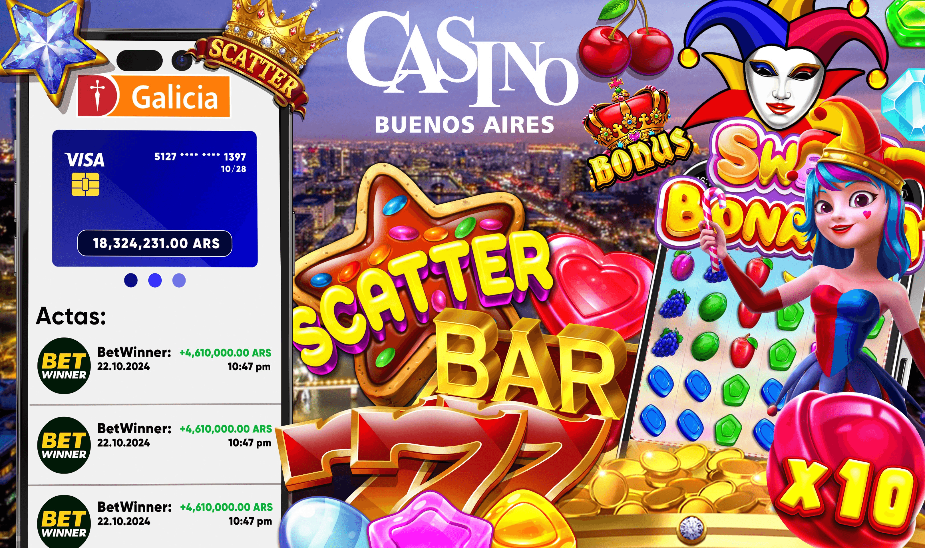 Buenos Aires Casino™ Screenshot